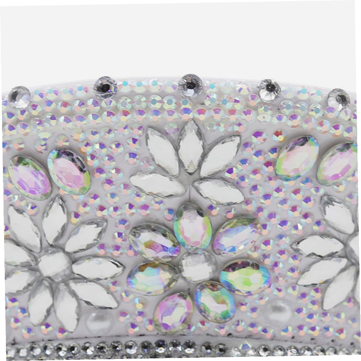Gatuida Sombrero de Novia Pedrería Tamaño Ajustable Accesorio para Despedida de Soltera y Boda Diseño Brillante para Fiesta y Playa