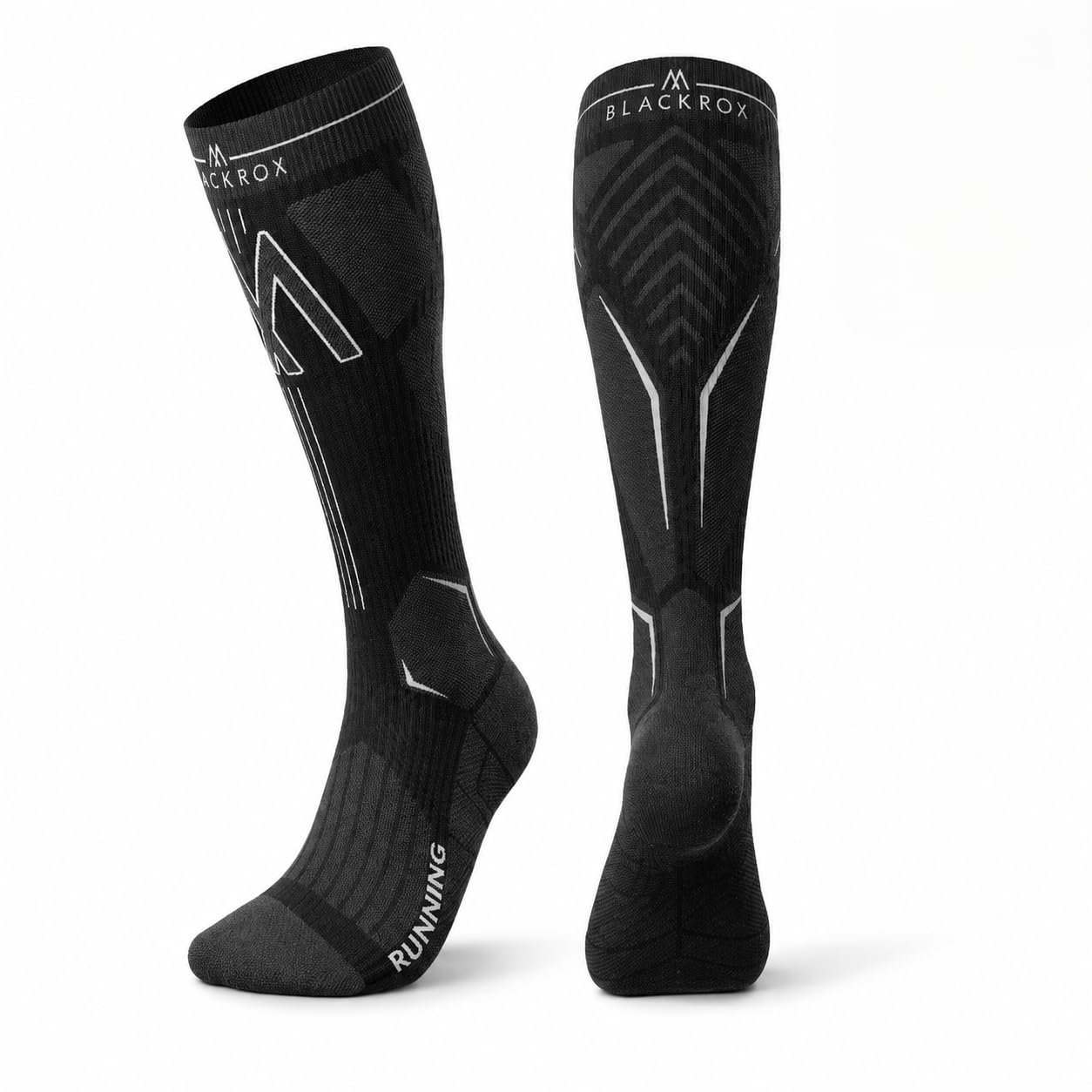 BLACKROX STYRIOM ACTIVE [Vergleichssieger 2026] Kompressionsstrümpfe Damen Herren 1 Paar, Sport & Alltag, atmungsaktiv, für Laufen, Fitness & Beruf