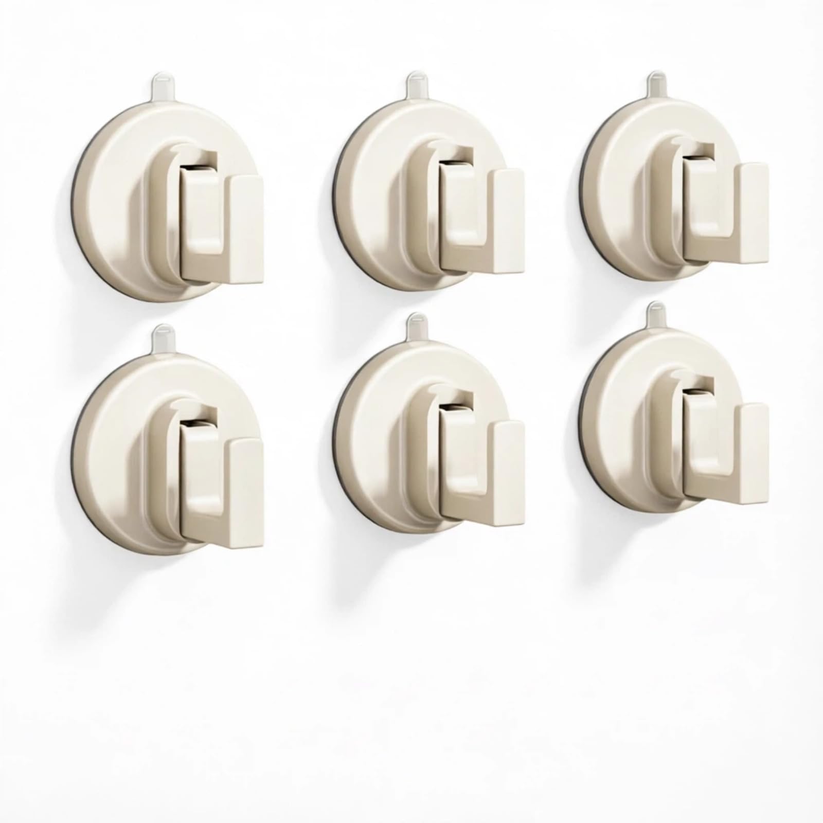 MFwamcafk Vacuum Suction Cup Hooks, Aluminum Kitchen Towel Rack
