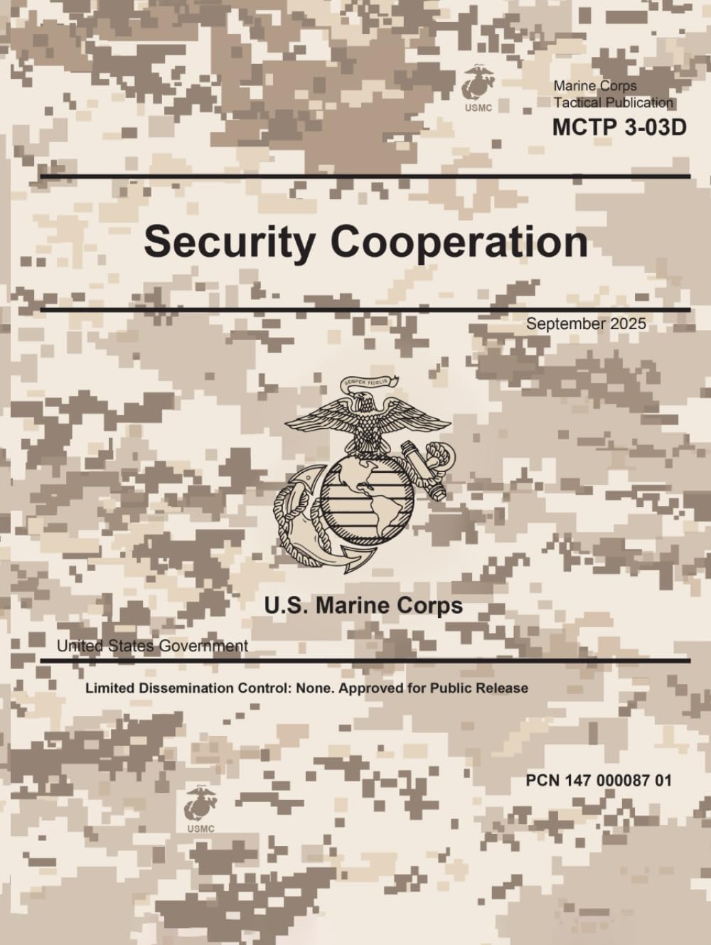 Marine Corps Tactical Publication MCTP 3-03D Security Cooperation September 2025