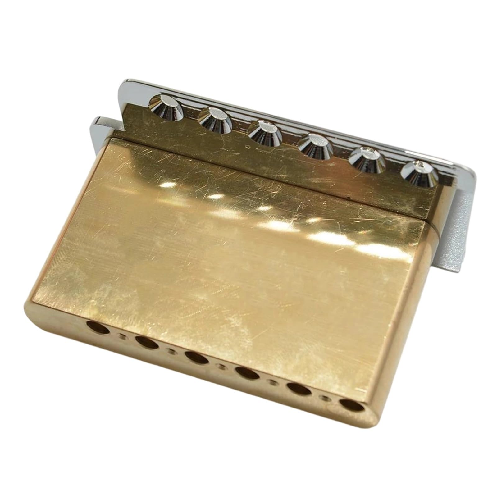Mostek Gitarowy Mostek Tremolo Do Gitary 36 Mm 42 Mm Mosiężne Siodło Wykończenie Ze Stali Nierdzewnej(42mm)