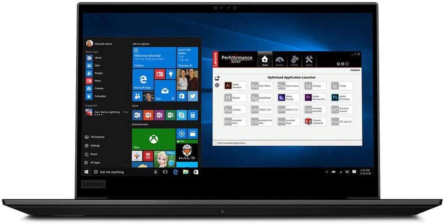 Amazon.com: Lenovo ThinkPad P1 Black Laptop (8th Generation