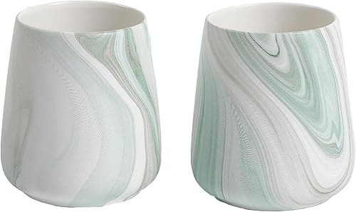 Vista 80 de Soporte para cepillos de dientes blanco para baño, juego de 2 soportes de cerámica para cepillos de dientes, taza de cepillo de dientes