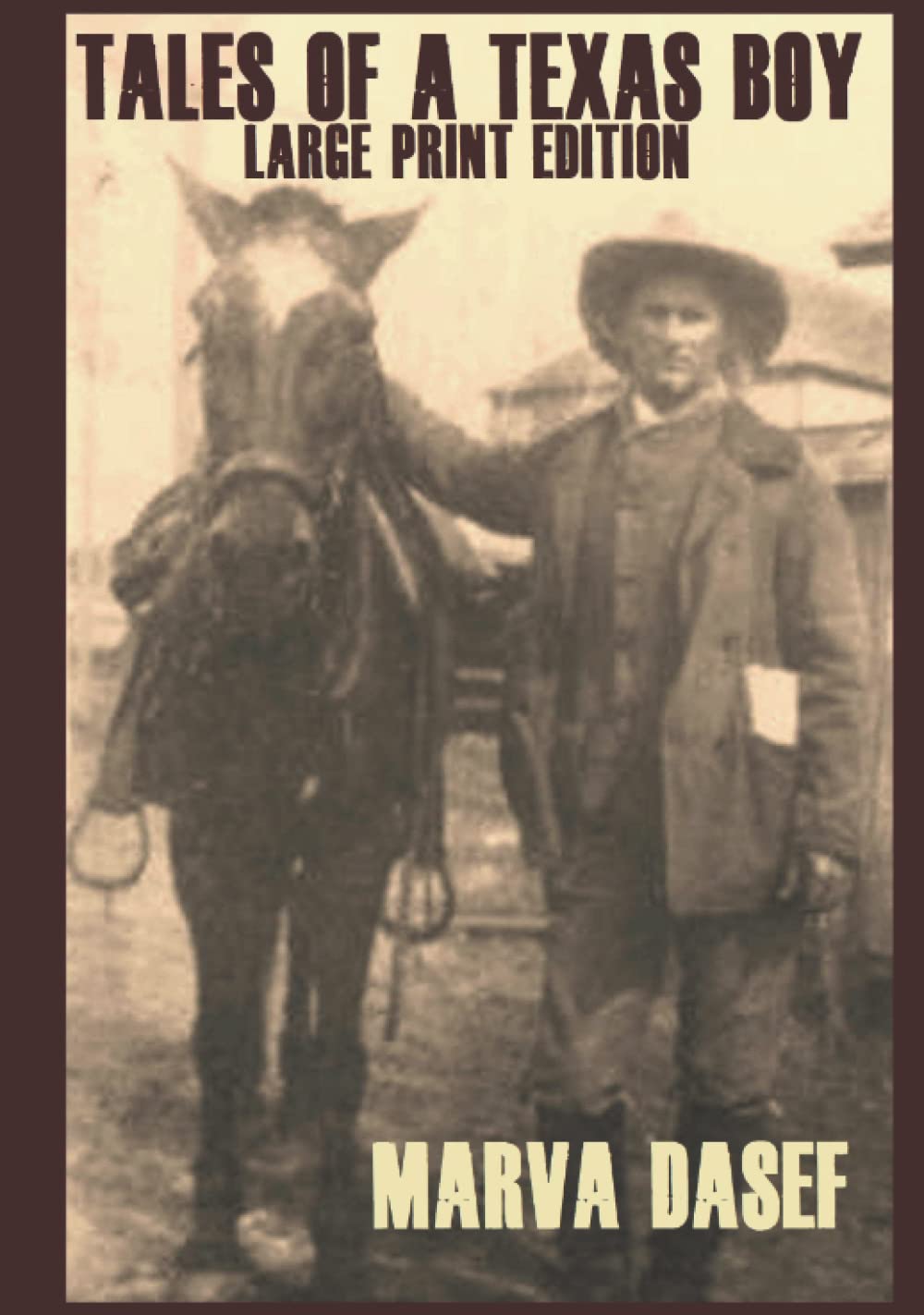 Tales of a Texas Boy: Large Print