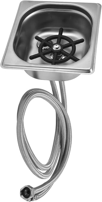 Mumusuki Automatic Glass Cup Washer for Kitchen Sink Accessories, Stainless Steel Glass Rinser Coffee Milk Tea Cup Cleaner for Home Kitchen Hotel Bar Restaurant