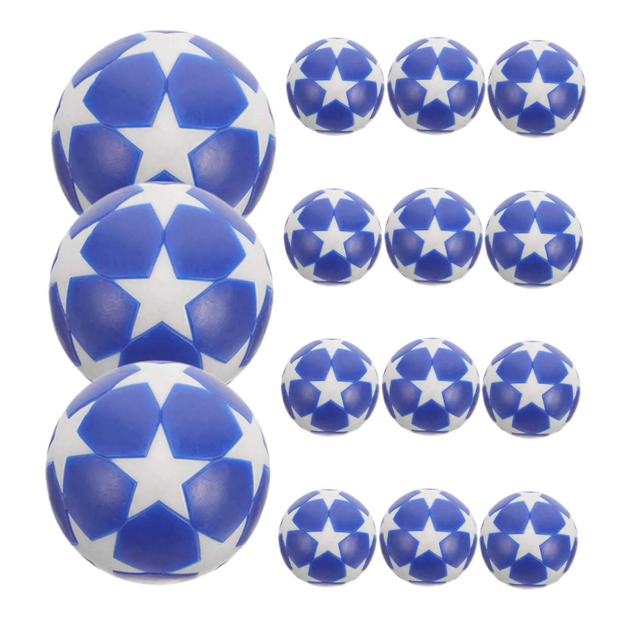 VICASKY 60piezas Balones De Fútbol Mini para Futbolín Repuestos De Mesa Fútbol Balones Accesorios para Diversión De Mesa