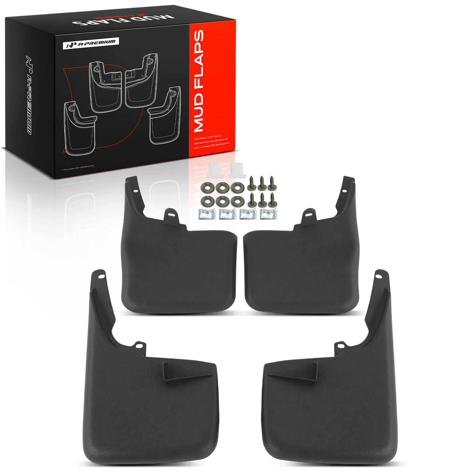 Photo 1 of *** ONLY TWO FLAPS ***
A-Premium Mud Flaps Compatible with Ford F-250 F-350 F-450 F-550 Super Duty, 2011-2016 Pickup, No Drilling Required Mud Guards with Hardware Accessories, Set of 4 Front and Rear