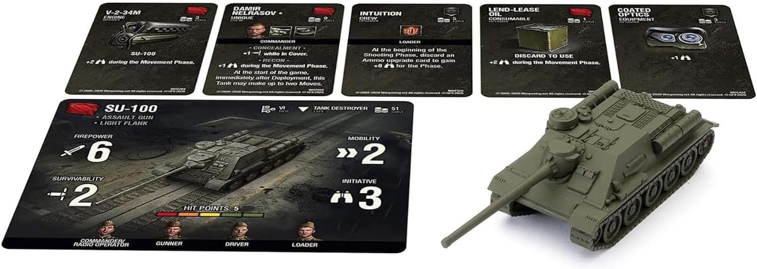 Gale Force Nine World of Tanks Miniatures Game: U.S.S.R Tank Platoon