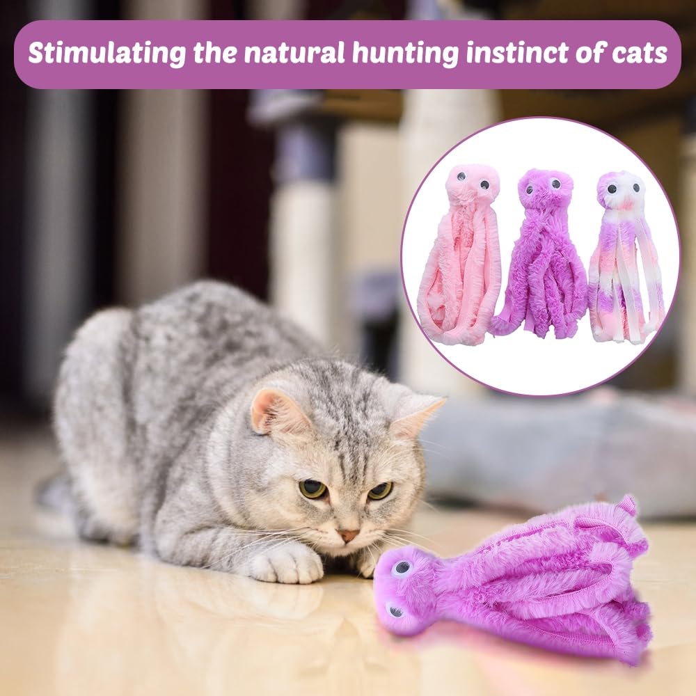 Kattenspeelgoed met vliegende vogels, kattenvogelspeelgoed, interactief