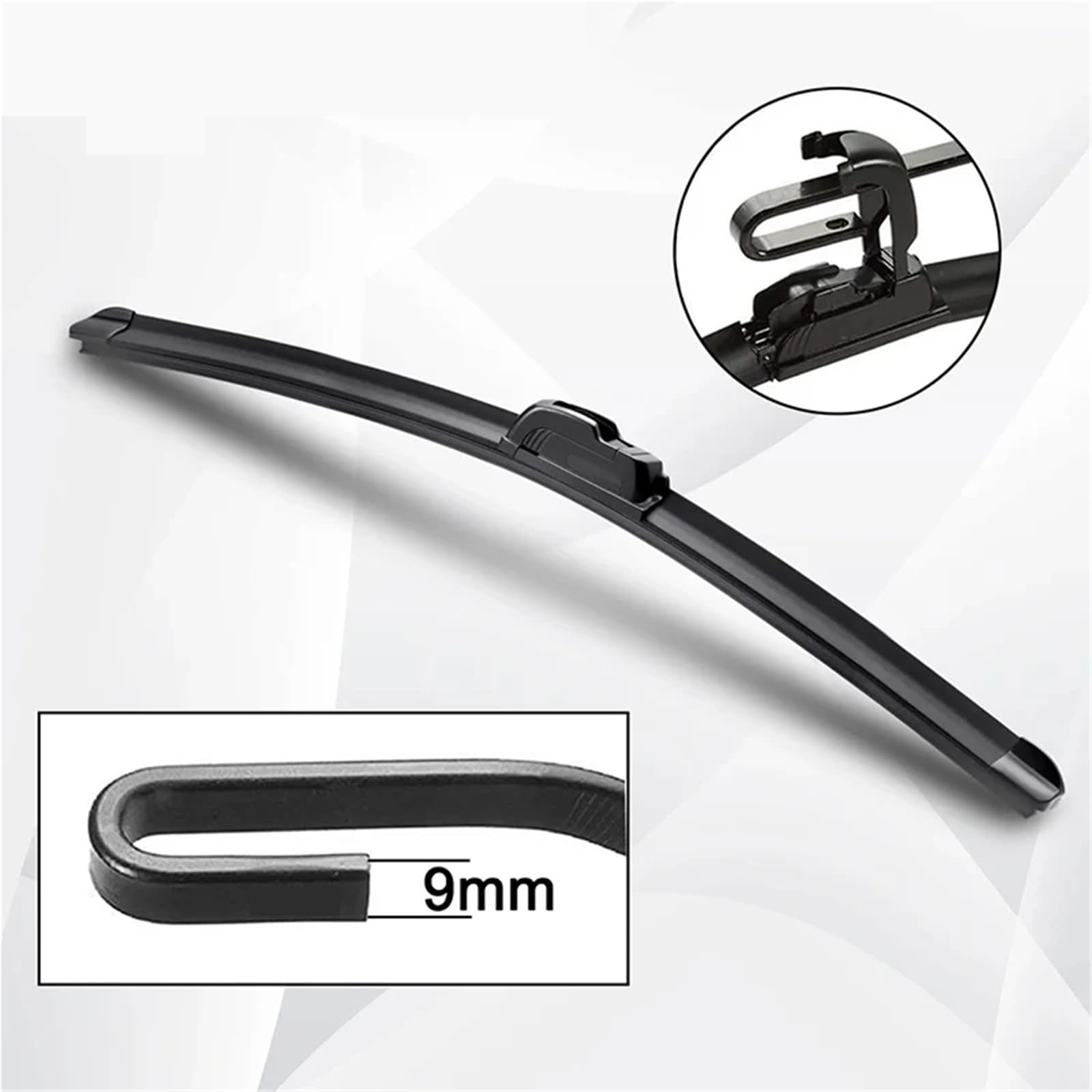 Limpiaparabrisas Delantero Para Coche Compatible Con Opel Para Meriva A 2003-2010 Limpiaparabrisas De Coche Limpiaparabrisas Sin Hueso De Goma Suave Para Tipo U Automotriz Silencioso HD 24"+24"