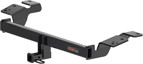 CURT 11576 Enganche de remolque Clase 1, receptor de 1-14 pulgadas, se adapta a Toyota Avalon, Camry, recubrimiento en polvo negro brillante