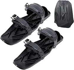 Sapatos de neve para homens, Raquetes de neve para mulheres | Patins de | Ferramentas leves de esqui antiderrapantes, acessório de esqui ajustável com bolsa de transporte, raquetes de neve compactas m