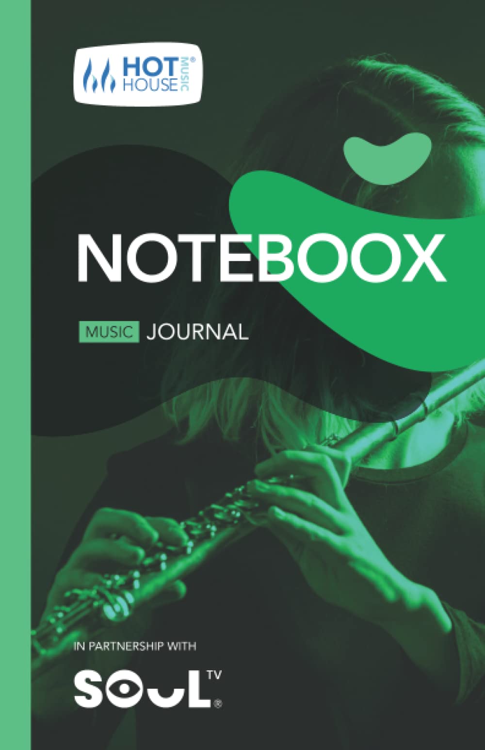 Flute: Noteboox: Music Journal – Green