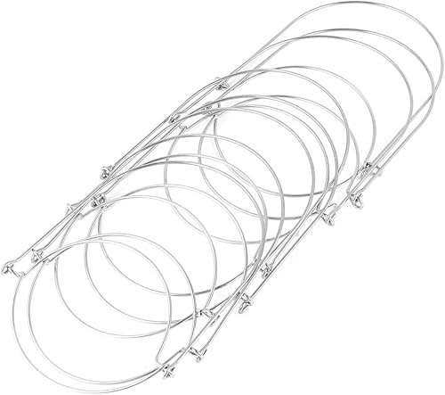 Paquete de 8 asas de alambre de acero inoxidable para conservas de tarros de masón, ganchos de alambre para boca regular, tarro de lata