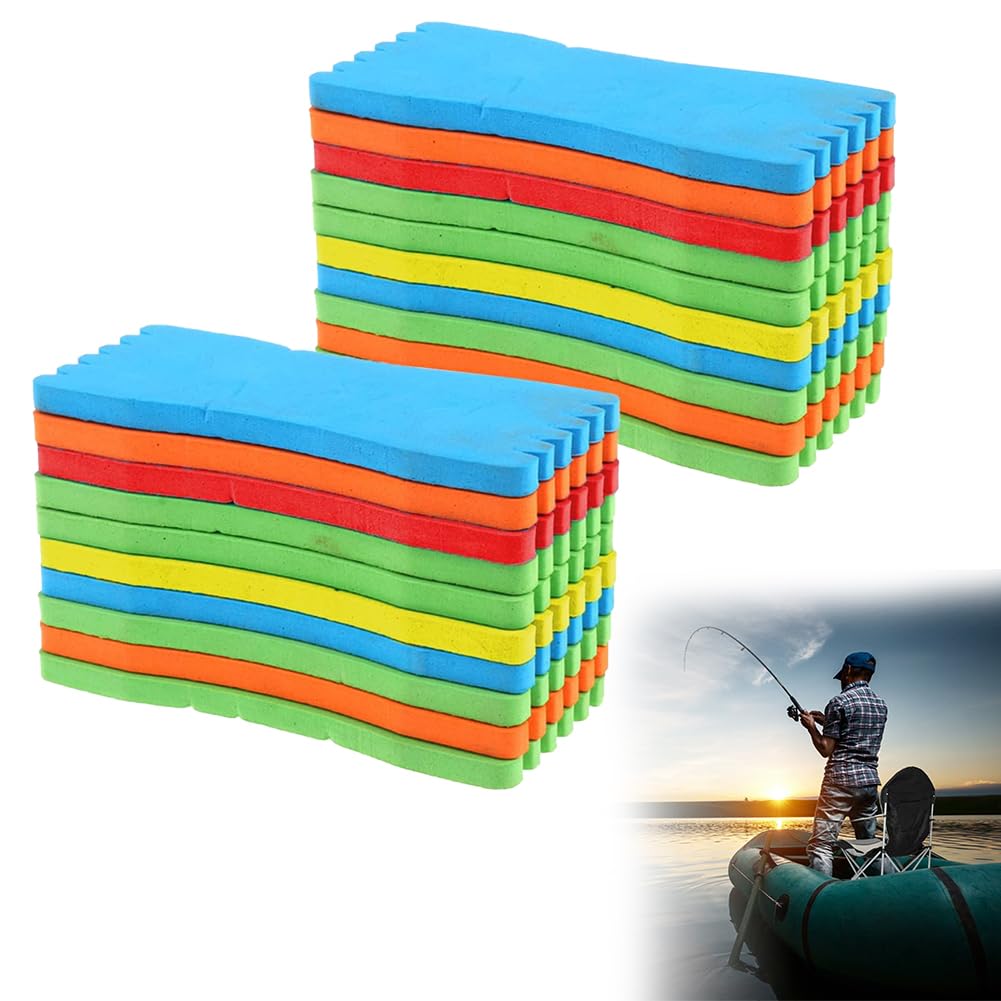 20x Angelschnur Wickelbretter Aus Schaum - Aufbewahrung Für Haken & Schnur 14x6 Cm