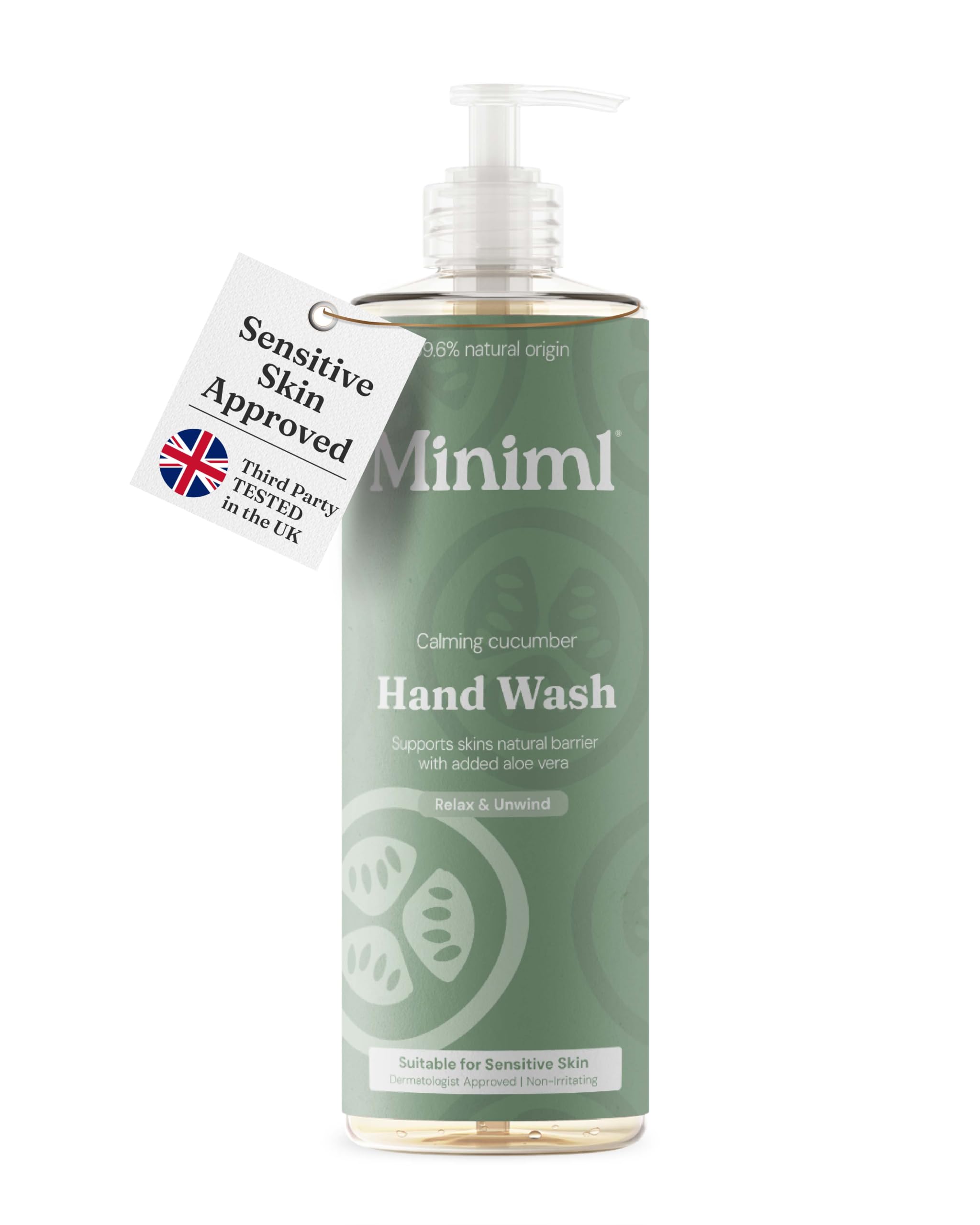 Miniml Natural Hand Wash 400ml – Cucumber
