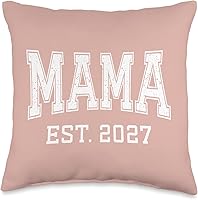 Vista 1 de Mama Est 2027 Custom Mom Personalized Mothers Day Customized Throw Pillow
