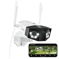 Reolink 16MP Telecamera WiFi Esterno 180°, WiFi 6 Dual-Band 2,4/5GHz
