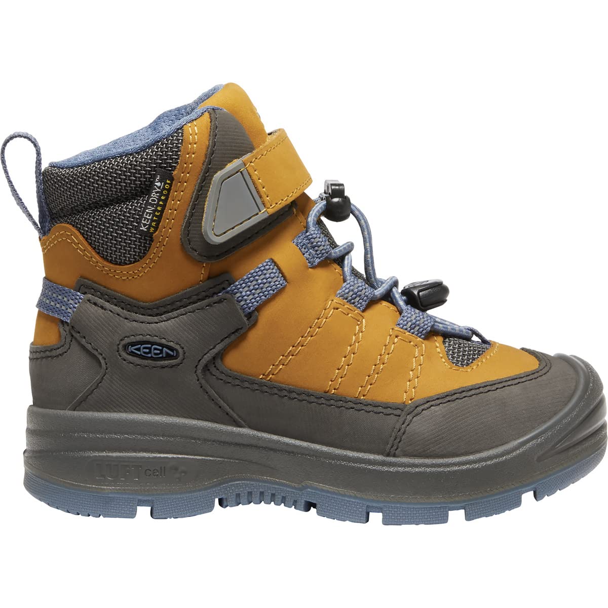 KEEN - Redwood Mid Wp-y, Hiking Boot Unisex - Bambini e ragazzi