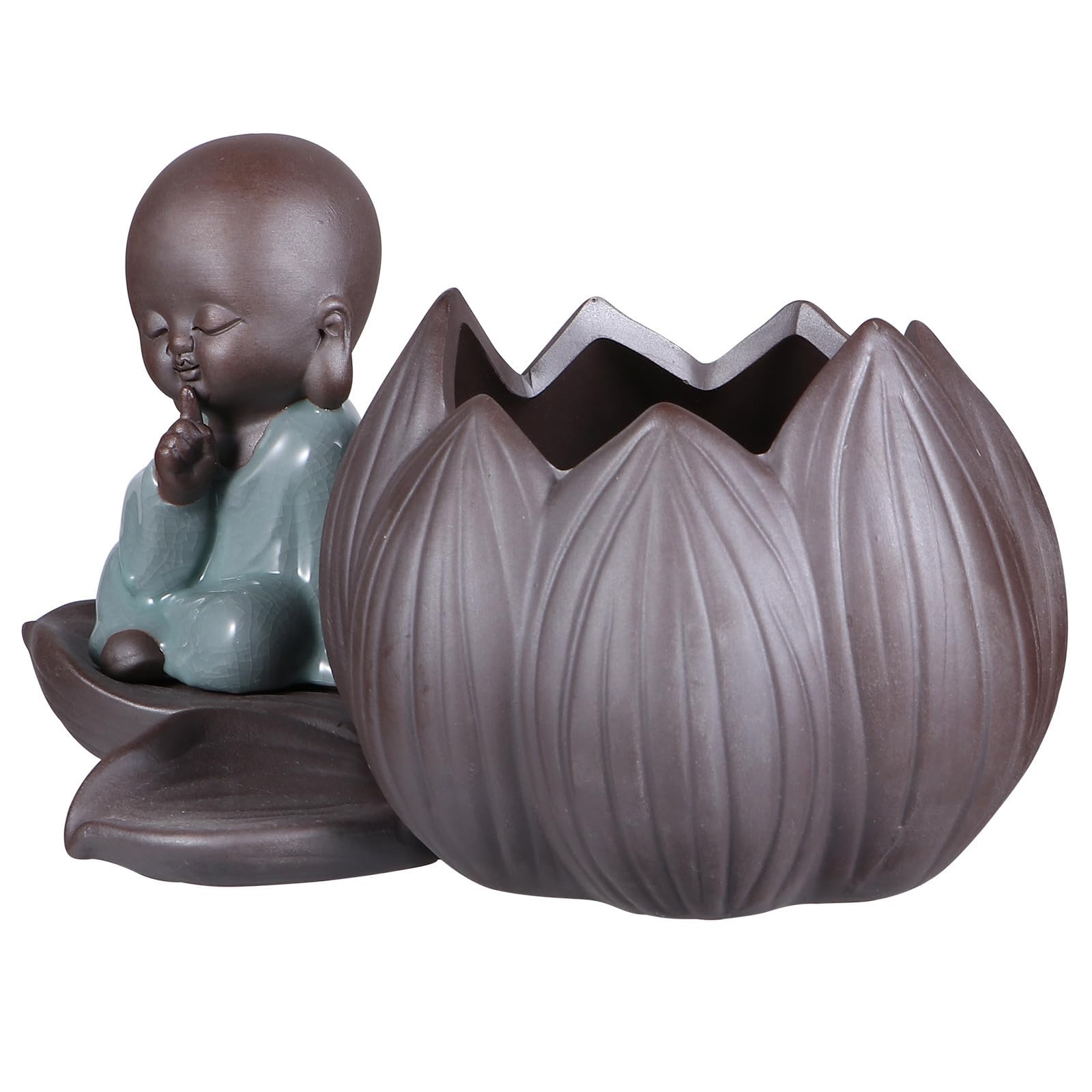 Pot de fleurs en céramique style chinois et design zen Yardwe