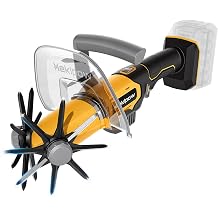 Mini Handheld Tiller Cultivator for Gardening Compatible for Dewalt 20V Battery, Electric Cordless Garden Rototiller for Lawn/Gardening/Soil Cultivation（No Battery）