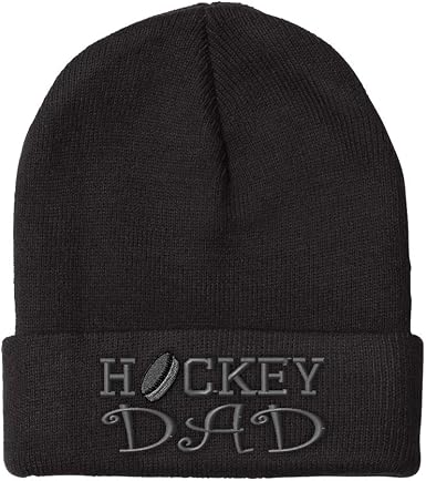Amazon.com: Beanies for Men Hockey Dad 
