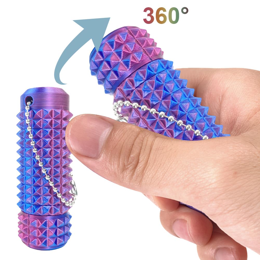 Spiky Grippie Stim Keychain, Anxiety Relief Pain Stim Bumpy Fidget Keychain, Stress, ADHD, Venting Key Pendant - Image 4