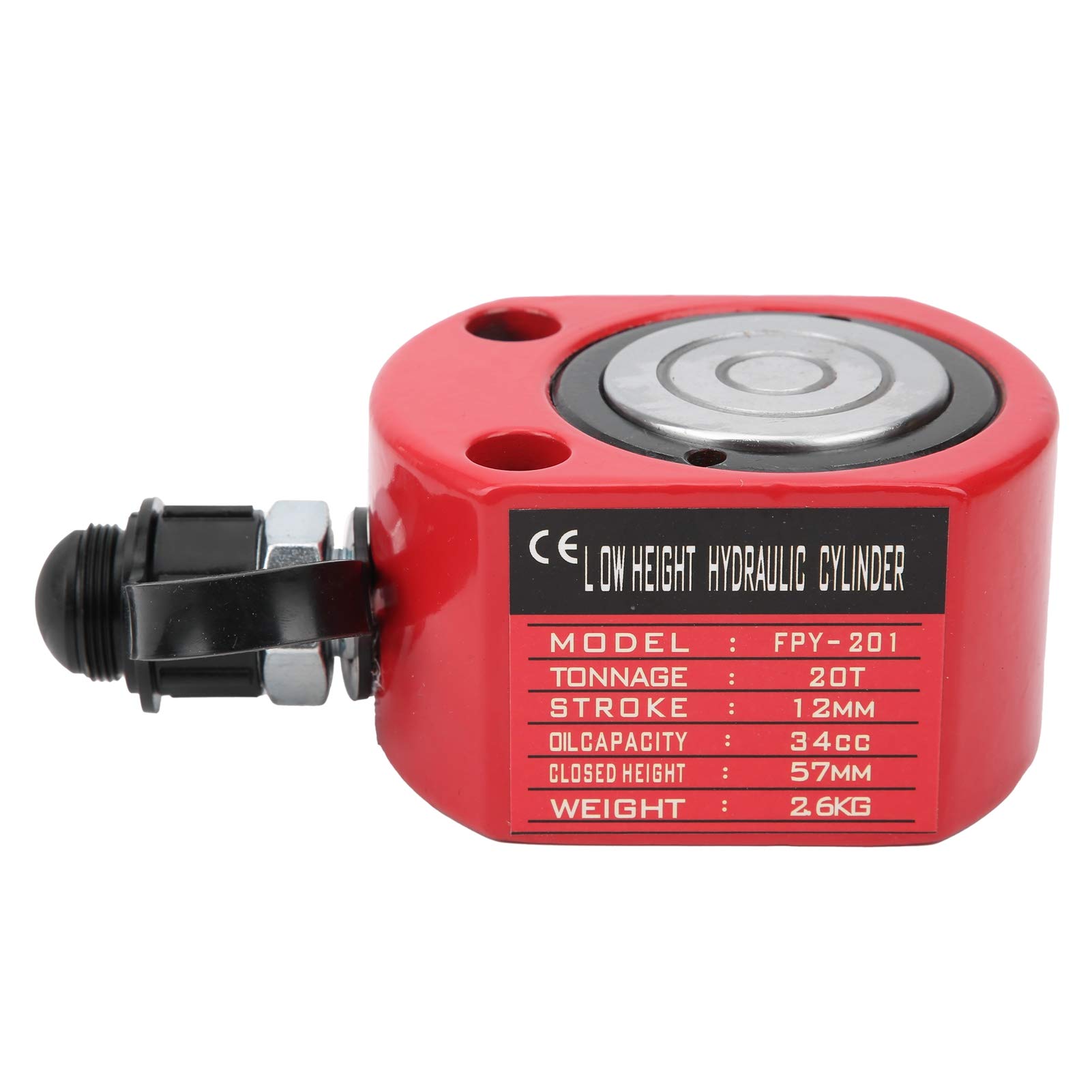Cylinder Hydrauliczny 20T Oddzielny Tłok z Wydrążonym Otworem Elektronarzędzia Produkty Przemysłowe Cylindry Hydrauliczne Narzędzia Sprzętowe FPY-201 dla Elektryczności Przemysł Chemiczny Przemysł Mas