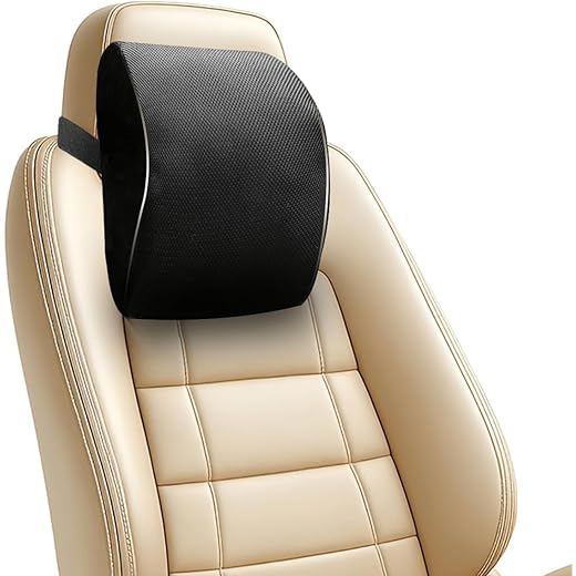 Trajectory Car Neck Rest Pillow Black