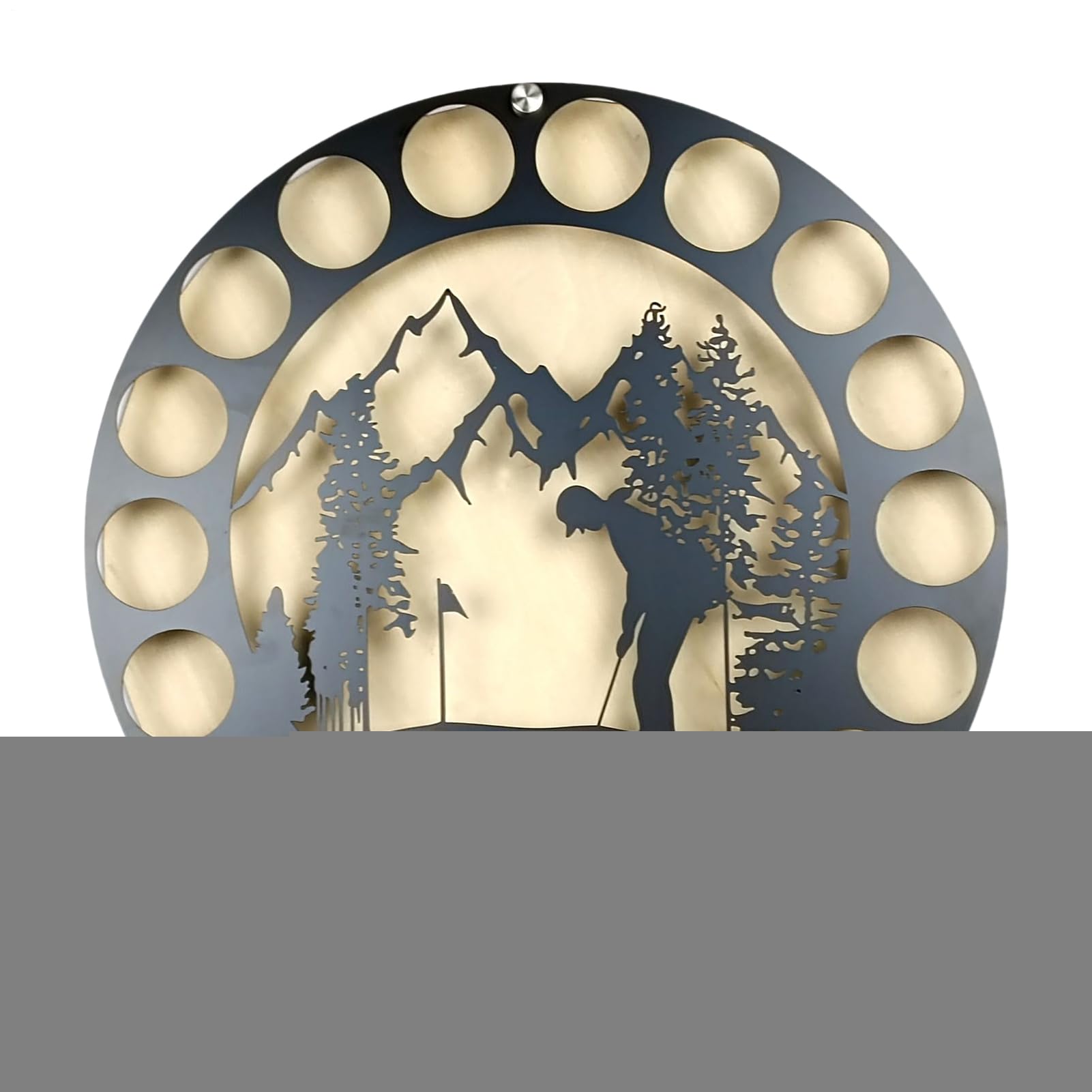Présentoir De Golf – Présentoir De Balle De Golf, Support Mural Pour Organisateur De Balle De Golf, Vitrine De Balle De Golf | Support De Collection De Balles De Golf Pour Les Amateurs De Golf, Homme,
