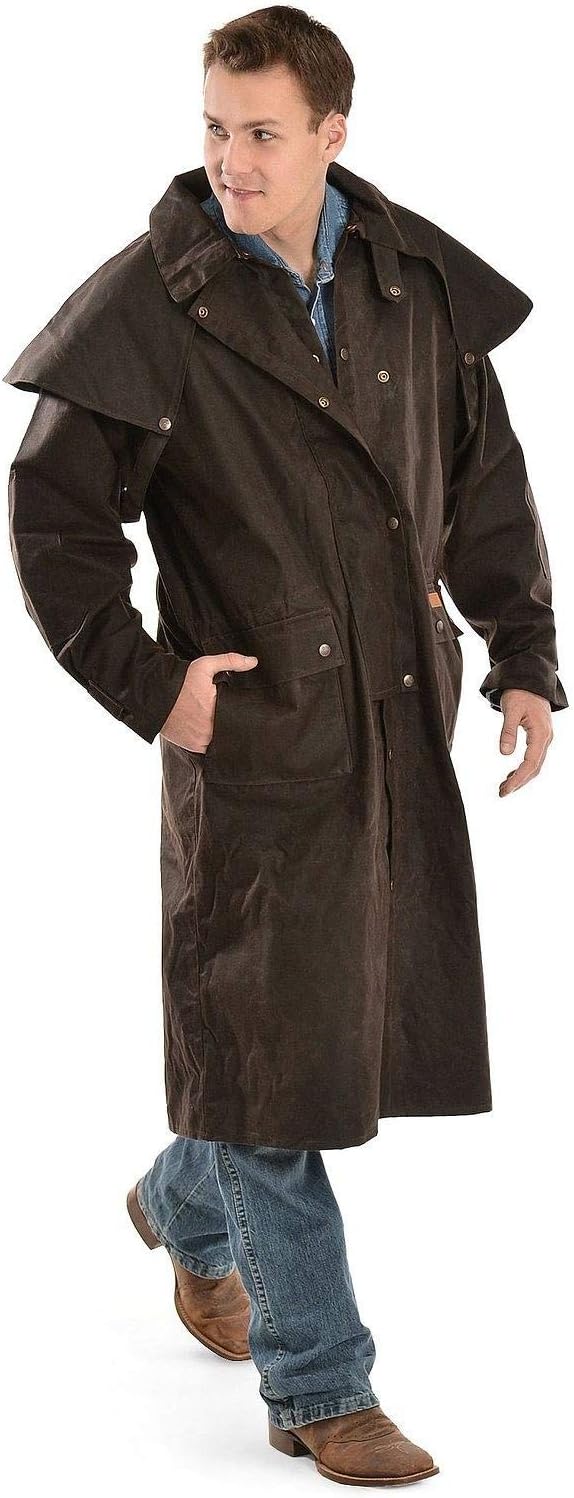 Outback Trading Company Unisex 2042 Low Rider Waterproof Breathable Full-Length Oilskin Duster Coat