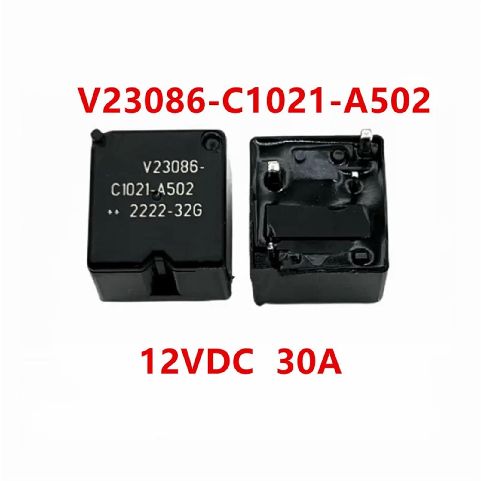 5 piezas, 10 piezas, V23086-C1001-A403, V23086-C1002-A403 -A802, C1052-A502, relé for automóvil, 12 V CC, 30 A, relé automotriz DIP de 5 pines(V23086-C1021-A502,10PCS)