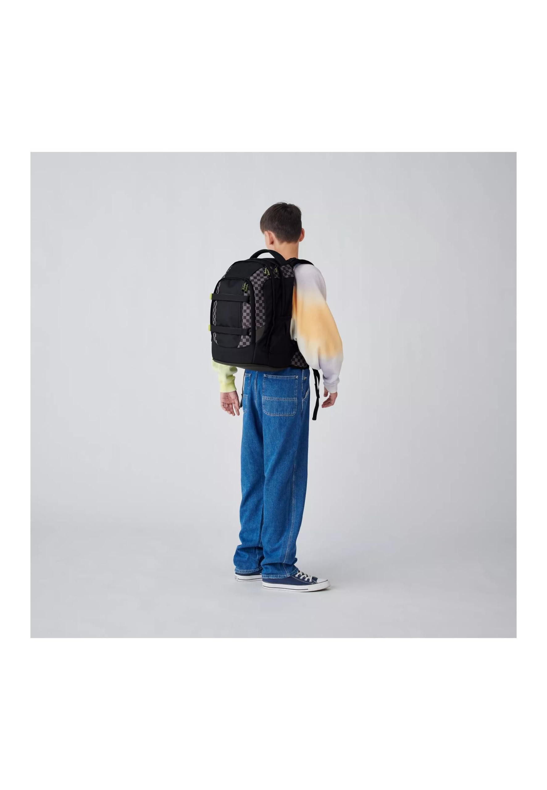 Image secondaire de Sac à dos scolaire ergonomique satch - 30L, noir, pour collégiens