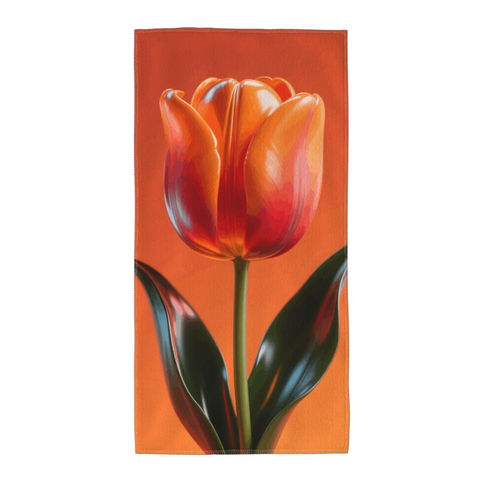 FekiLoot Absorbent Hand Towels 12"X24" Decorative Bathroom Towel Soft Microfiber Face Towel 3D Flowers Dish Kitchen Towels for Bathroom Kitchen Hotel Spa Bath Towels