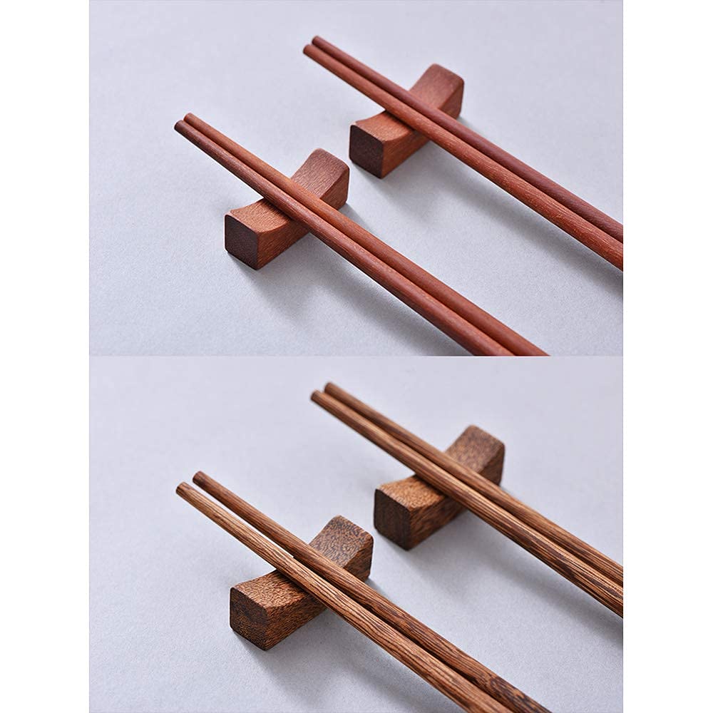 2 paia di bacchette riutilizzabili in legno, con squisita confezione, bacchette in legno per sushi, per cucina, sala da pranzo, gourmet, tagliatelle, hot pot, ecc., 25 cm (Q)