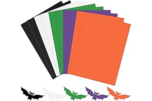 50 Sheets Halloween Paper Punch Spooky Crafting Delight