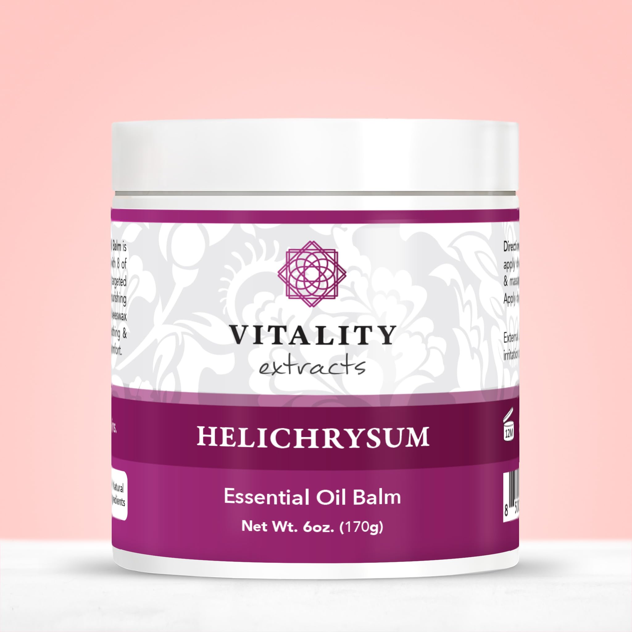 Amazon.com : Vitality Extracts Helichrysum Balm - 6oz, Helichrysum