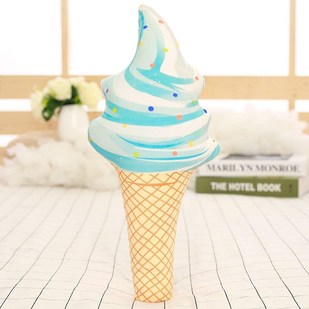 GZ Snug 3D Simulation Ice Cream Hold Pillow Home Lovely Cushion Soft Toy