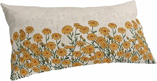 Fundas de almohada de tamaño King con flores de crisantemo, fundas de almohada suaves decorativas para sofá de cuerpo largo con cierre de sobre,