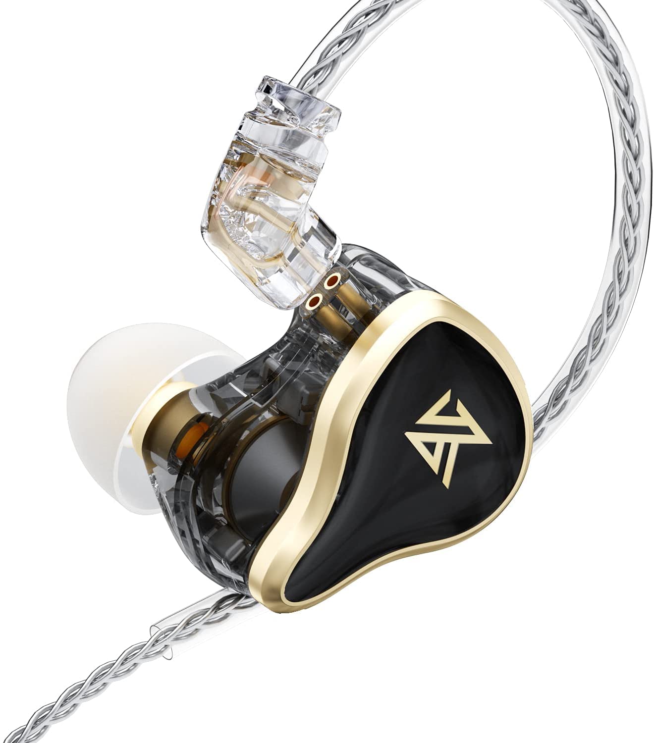 GOWENIC Auricolari IEM HiFi Con Cavo Staccabile E Cancellazione Del Rumore Per Musicisti (Nero)