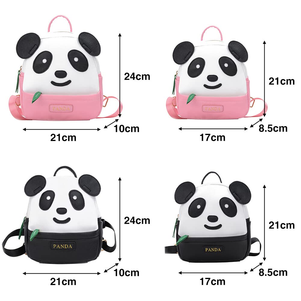 JAWSEU Zaino Bambini A Forma Di Panda 3D - Leggero E Impermeabile, Con Tasca Termica, Per Asilo E Scuola Materna, 1-7 Anni