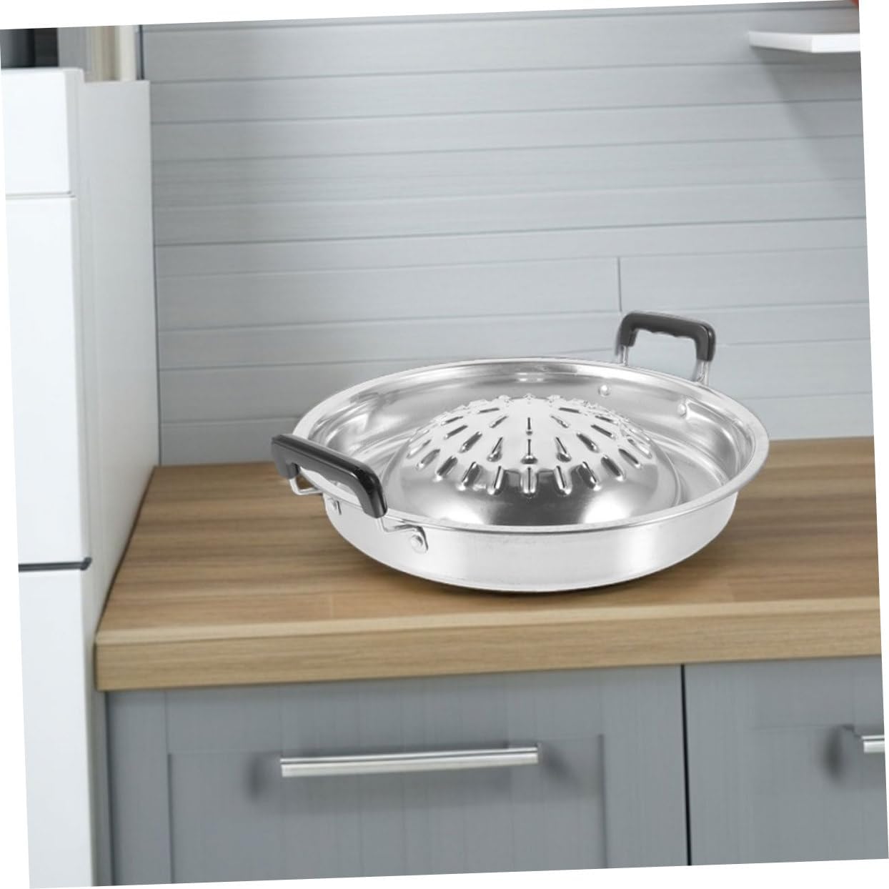 2pcs Expert Grill Pan Korean Bbq Plate for Outdoor and Indoor Use Aluminum Grill Rack Grilling Accessories Low Smoke