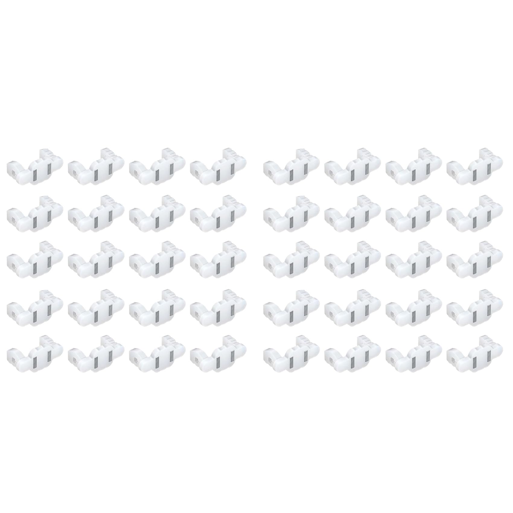 Ctrlzs Light 40Pack Strong Magnetic Christmas Clips Roof For C9 Socket, Roof Outdoor,Outside Xmas String Rope Siding Fence