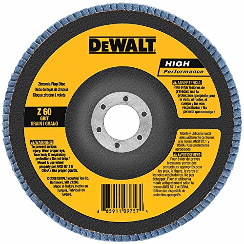 DEWALT DW8367 5-Inch by 5/8-Inch-11 60G Type 27 Flap Disc