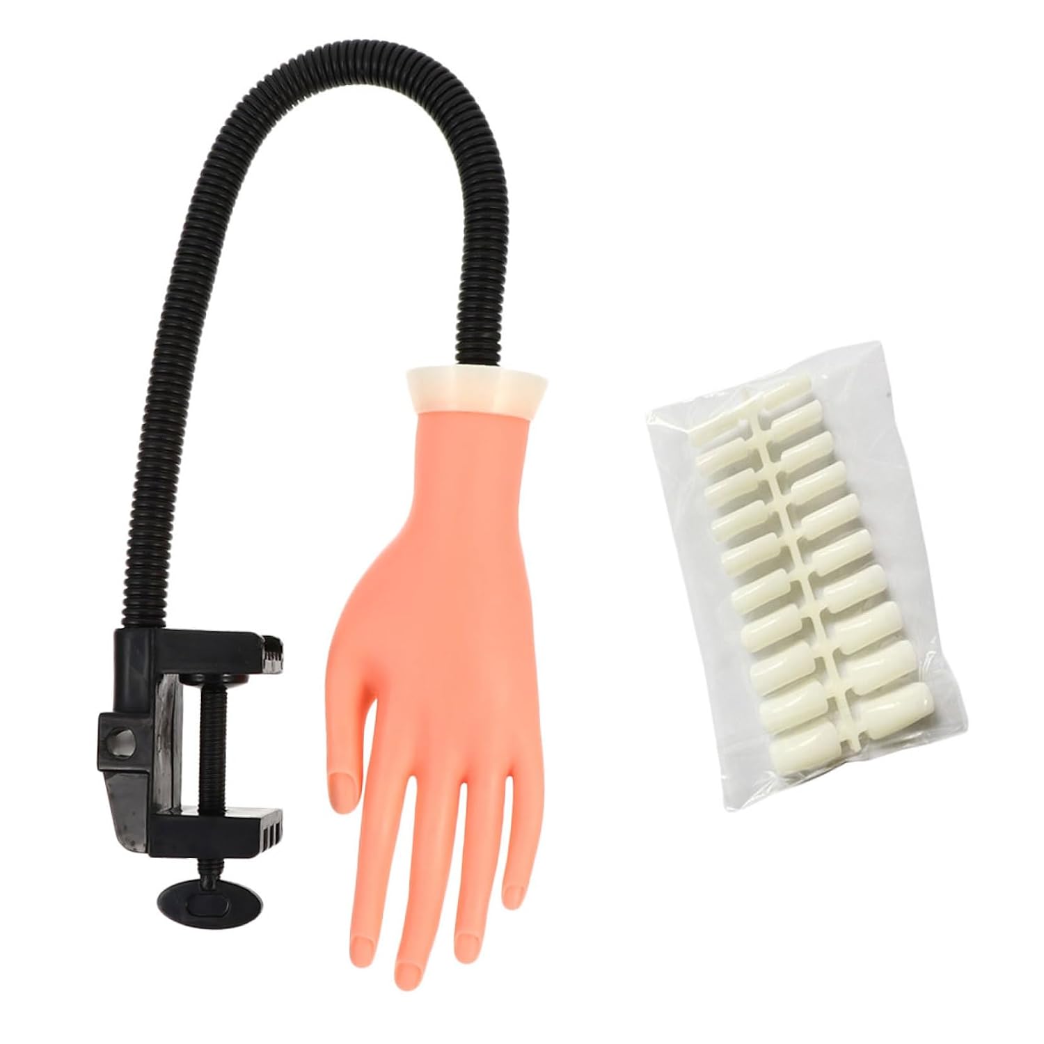 Practice Hand Fake Nails Manicure Model Nail Art Accessories Portable Prosthetic Hand