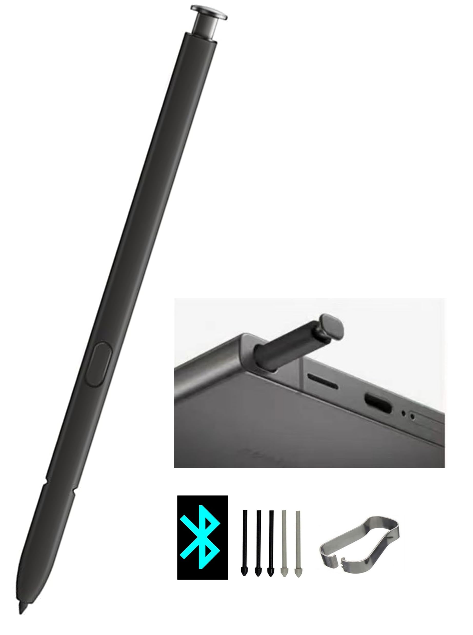 Galaxy S24 Ultra S Pen Replacement for Samsung Galaxy S24 Ultra (Black)