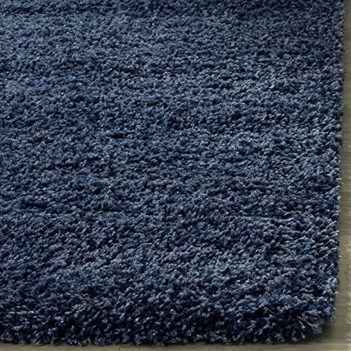 Safavieh California Shag Collection Shaggy Rug for Living Room Dining Room Bedroom High Pile Navy 24 x 36 Inch - Image 4