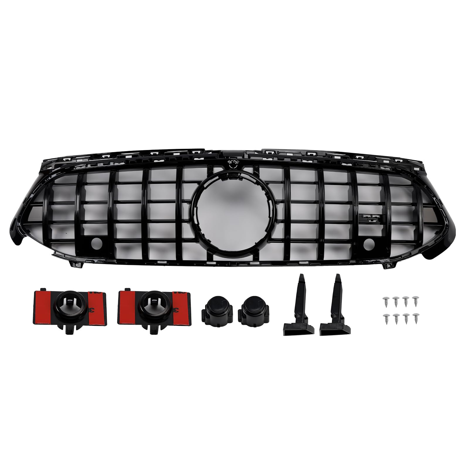 Griglia paraurti Anteriore Gloss Black Front Grille Fit for Mercedes A-Class W177 A35 A180 2023-2025 (No Logo)