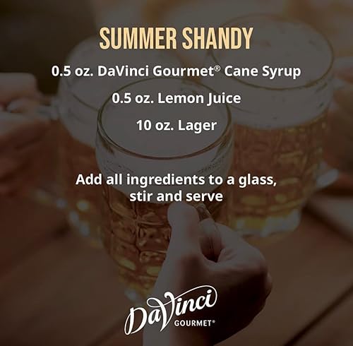 Miniatura 2 de DaVinci Gourmet Jarabe de azúcar de caña, botella de 25.4 fl oz (paquete de 2)
