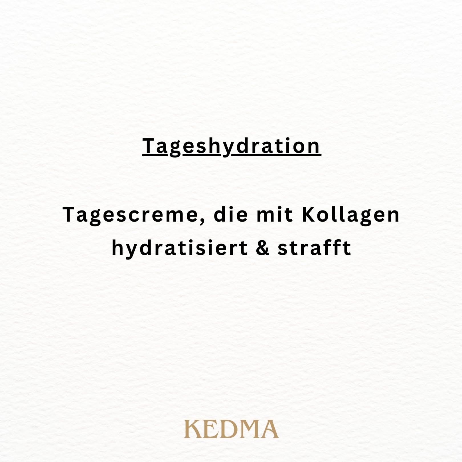 KEDMA - Tages- & Nachtcreme-Duo mit Kollagen - 2x50g | Tages- und Nachtcreme mit Kollagen versorgen die Haut morgens und abends mit Feuchtigkeit und Pflege.